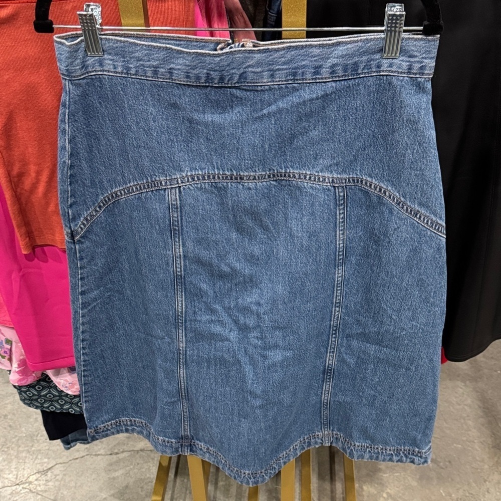 Old Navy Blue Denim Pencil Skirt